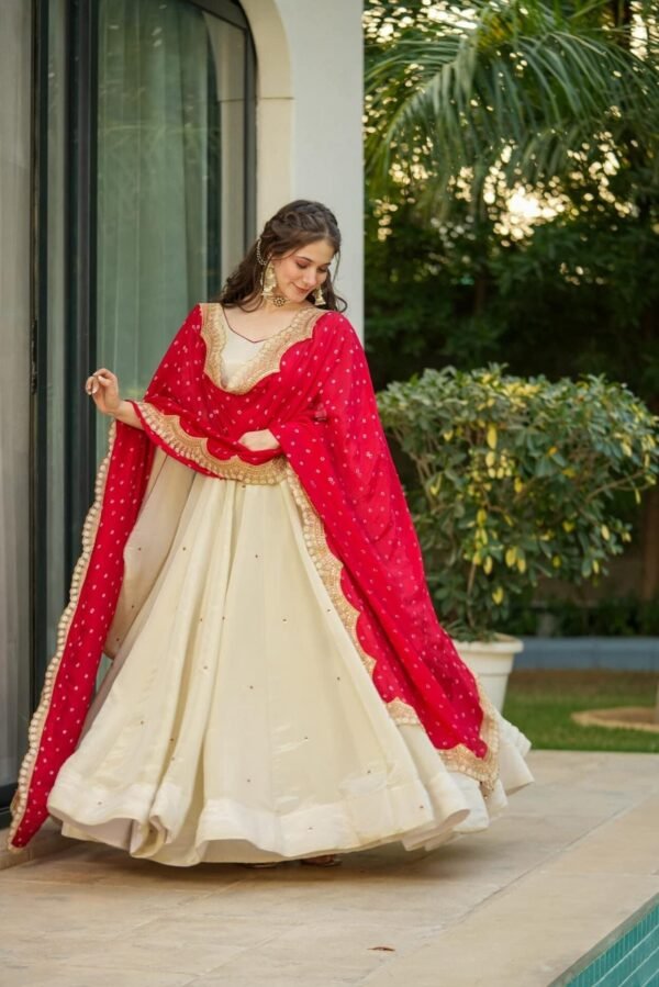 NEW ANARKALI RED GOWN