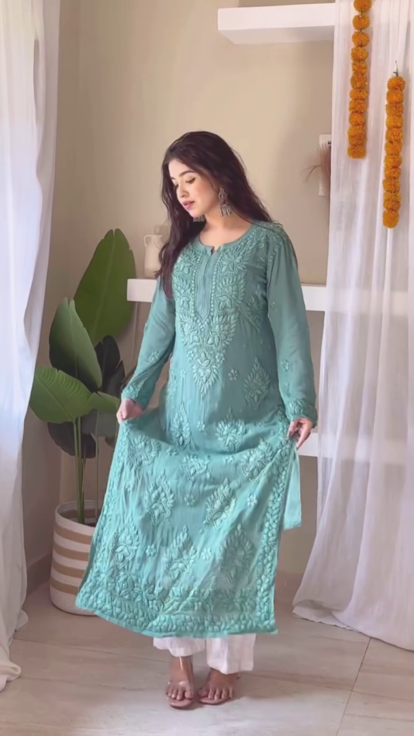 New Design Kurti full Set For Women - Image 2