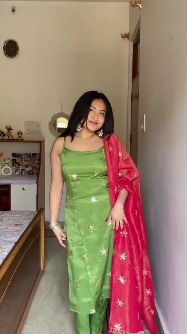 Embroidery Sharara set - Image 3