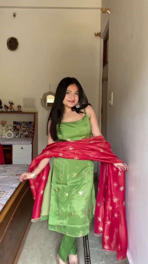 Embroidery Sharara set