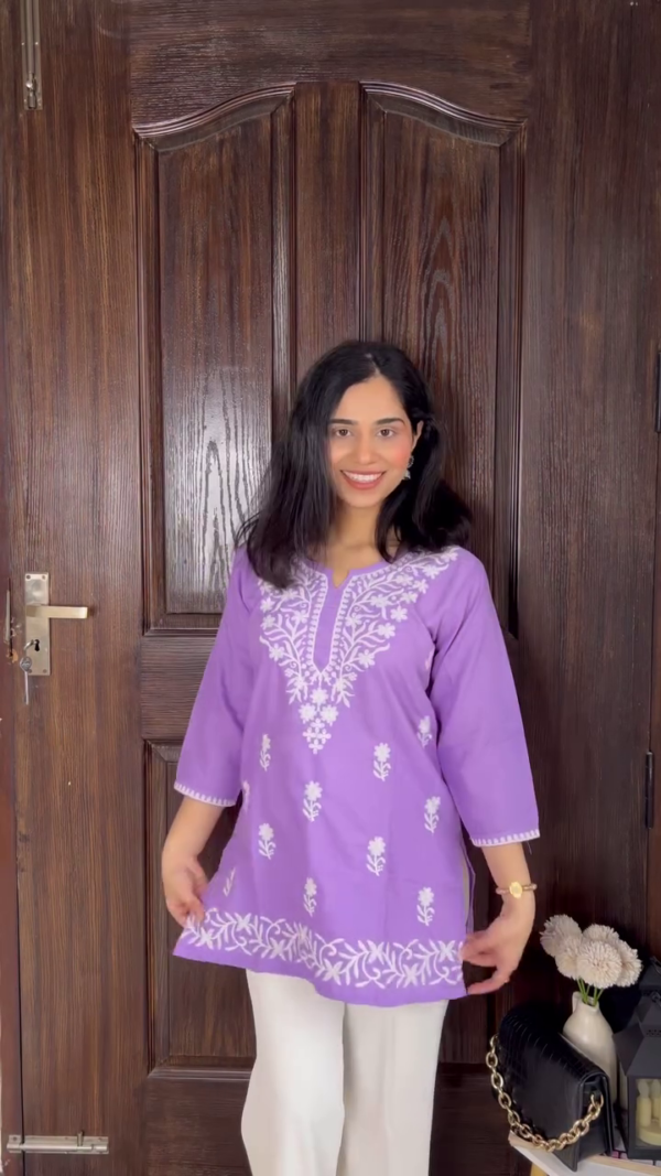 womens Cotton Printed top - Image 5