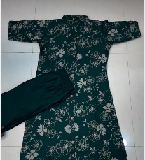 Floral Printed Kurti Set