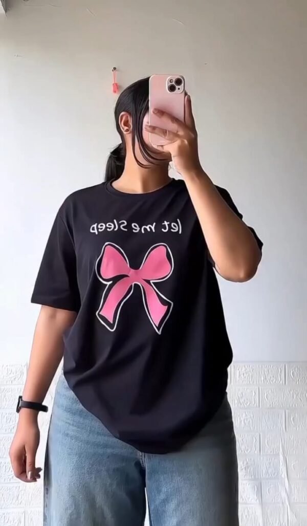 "Let Me Sleep" Oversized Graphic Tee