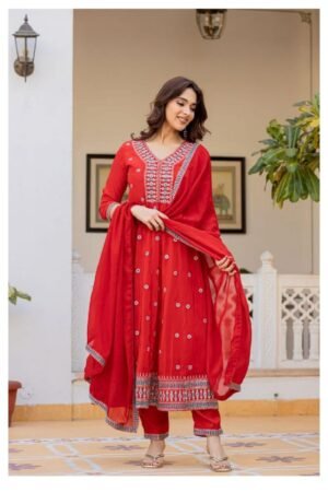 Exclusive Partywear Designer Semi Stiched Salwar Suit New Collection