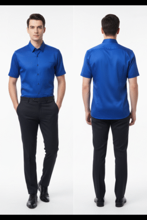 Men’s Print Slim Fit Shirt with Patch Pocket – Stylish & Modern Casual Wear