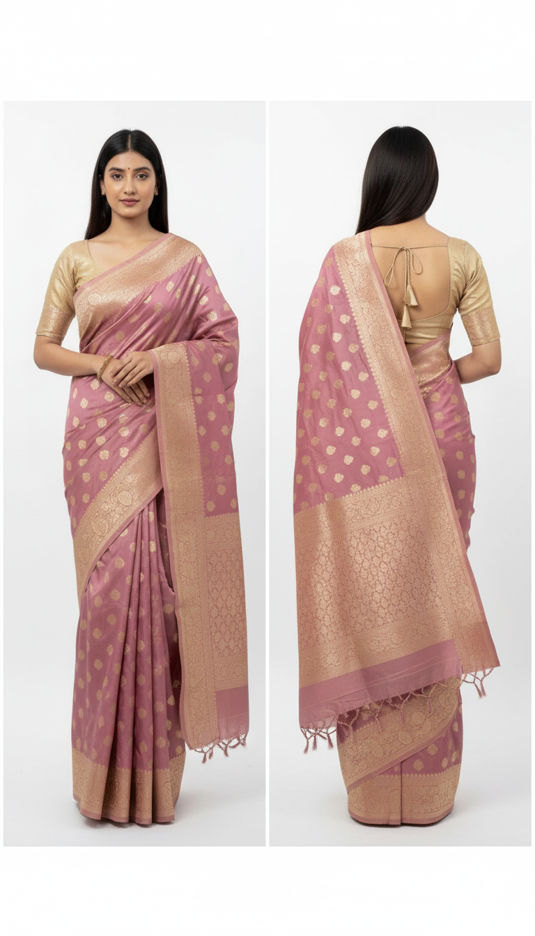 Elegance Woven Patola Silk Blend Saree – Timeless Ethnic Luxury