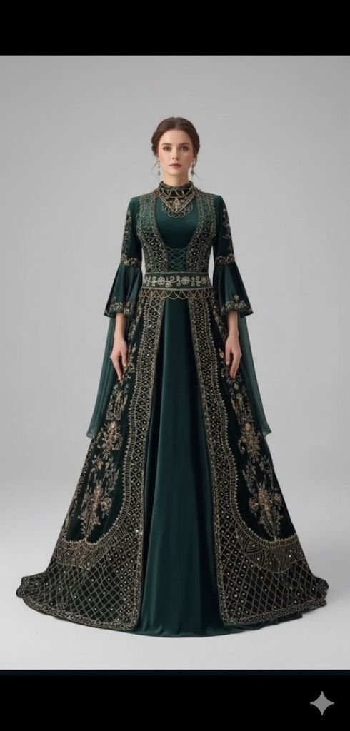 Georgette Readymade Sharara Top Lehenga in Dark Black - Image 2