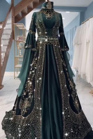 Georgette Readymade Sharara Top Lehenga in Dark Black