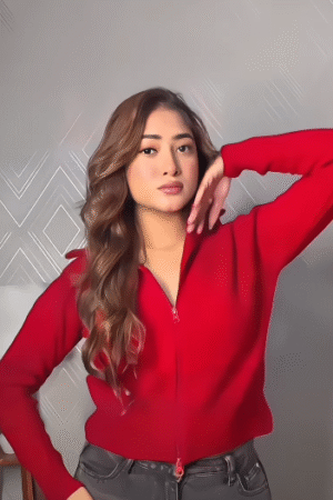 Confident Elegance in Red