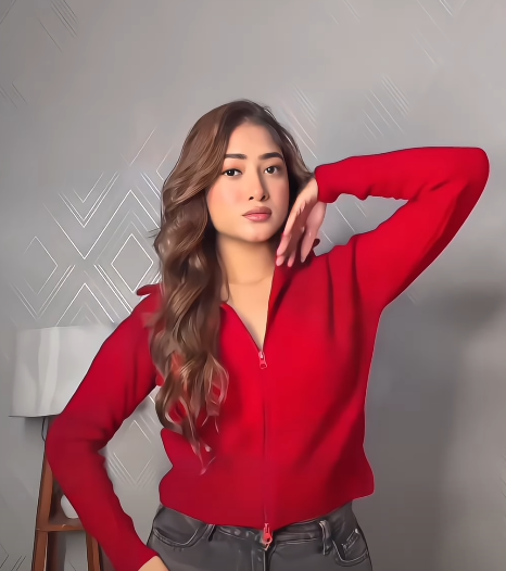 Confident Elegance in Red