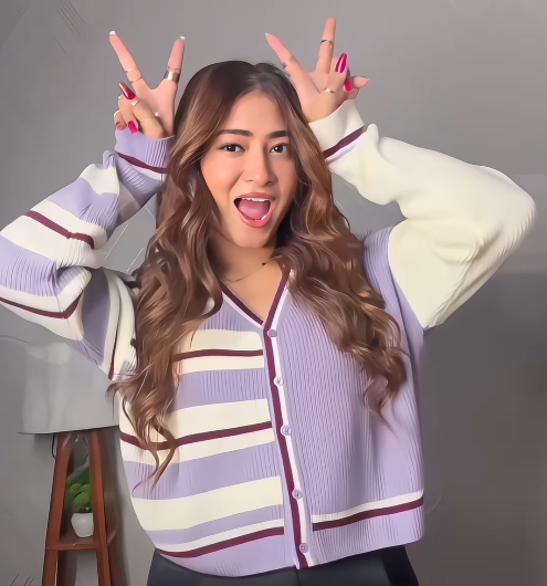 Confident Elegance in Red - Image 2