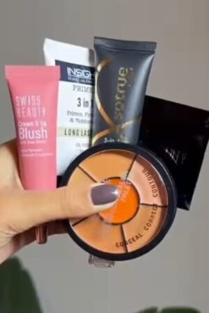 Everyday Makeup Essentials Flat Lay