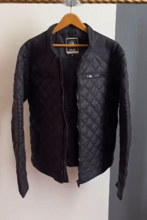 Men?s Breitman Biker Jacket ? Black Leather Outerwear