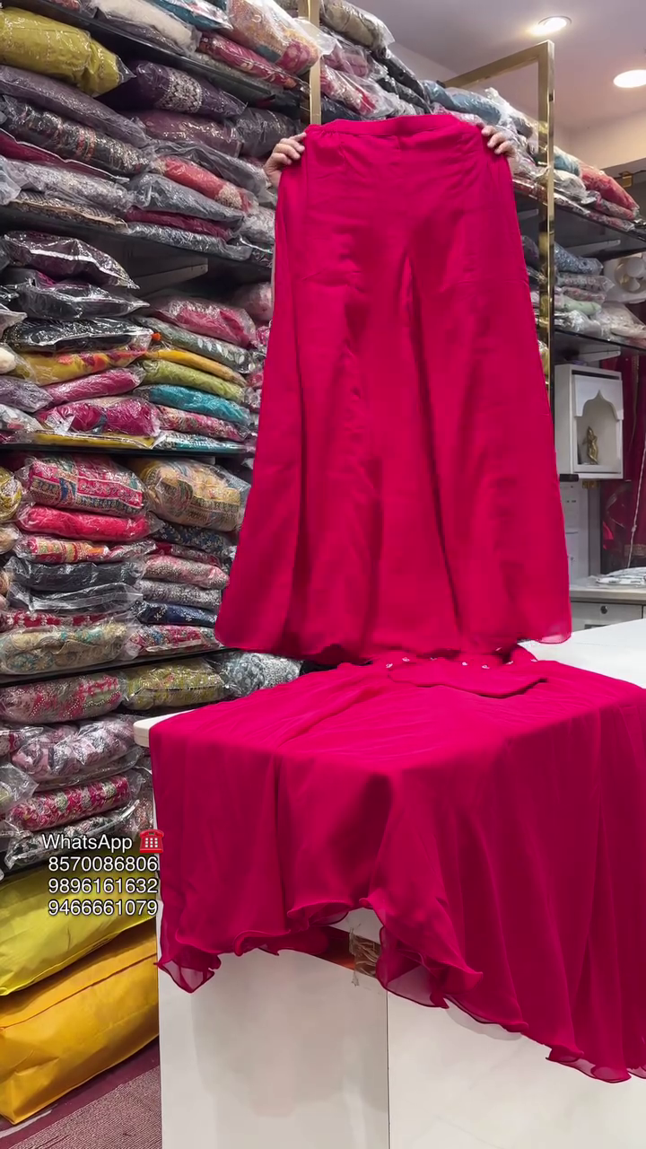 Rani Pink Elegant Anarkali Suit with Modern Flair - Image 5