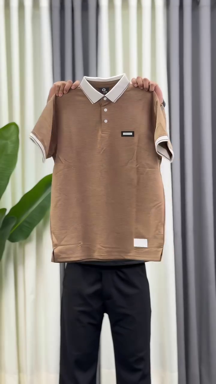 Polo Collar Slim Fit T-shirt - Image 6