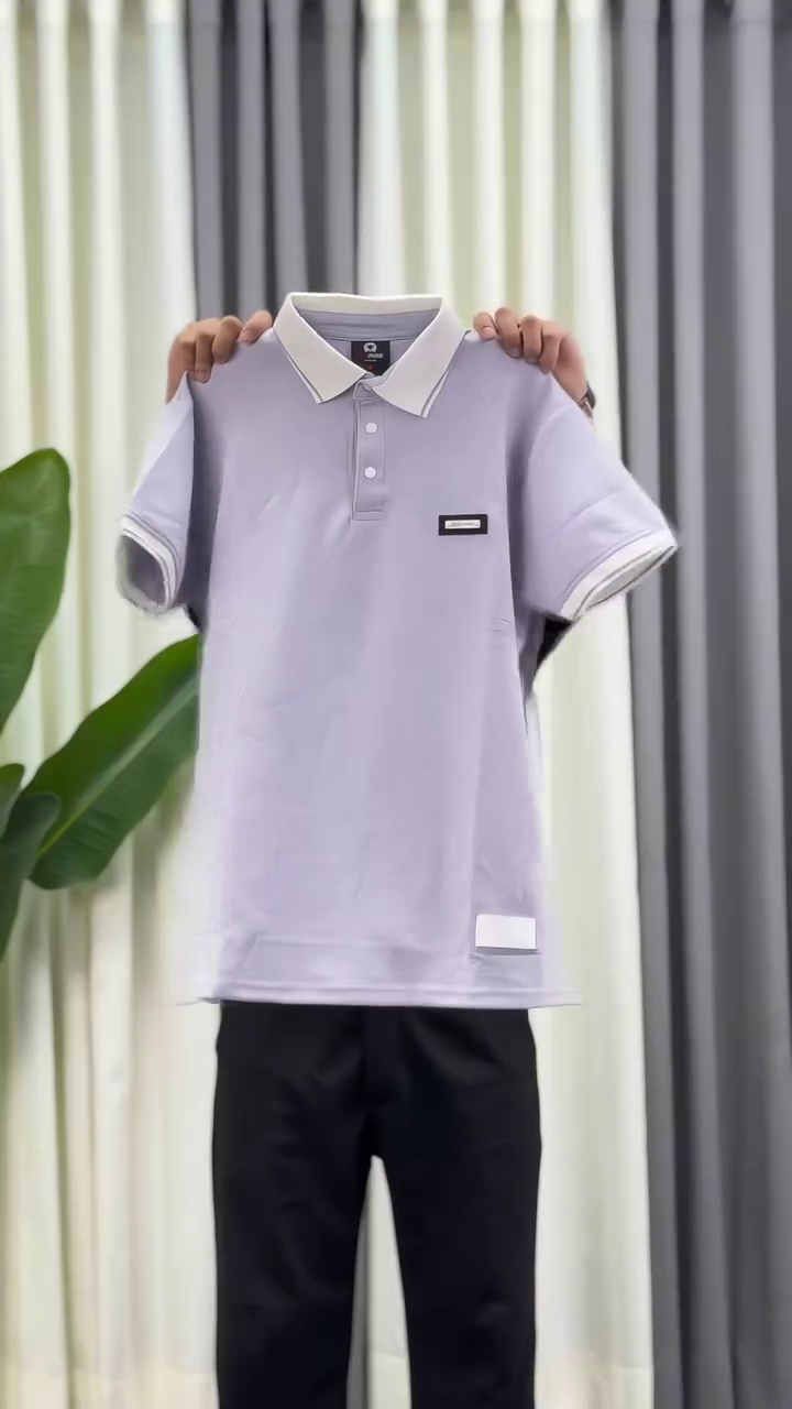 Polo Collar Slim Fit T-shirt - Image 5