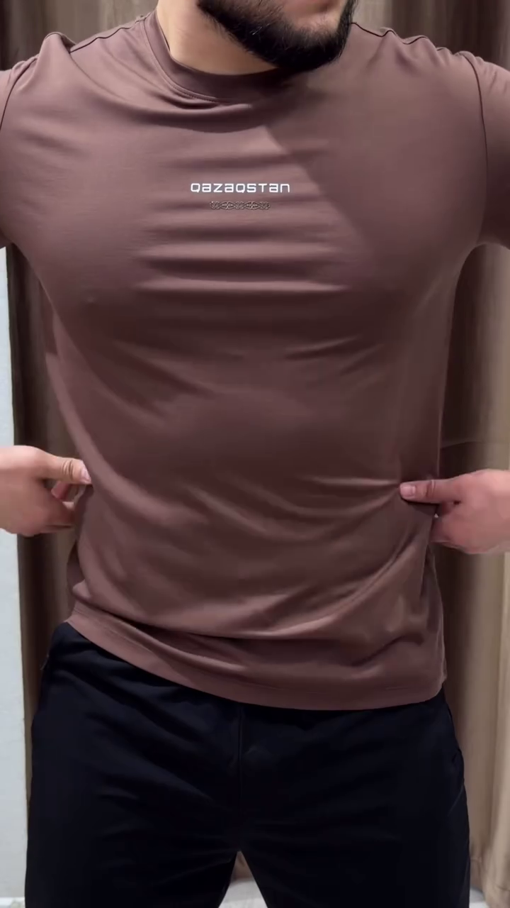 Men White 4-Way Stretch Wrinkle-Free T-shirt - Image 6