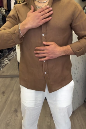Men Relaxed Regular Fit Spread Collar Textured Casual Shirt