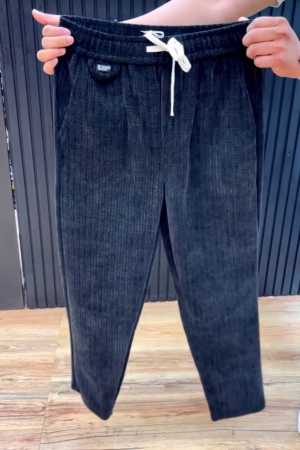 Men Relaxed Corduroy Trousers