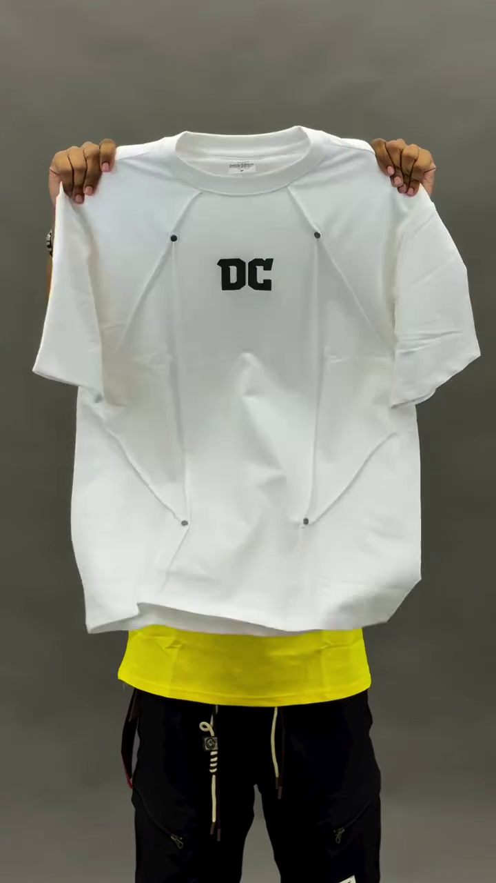 Men Oversized Batman White Tshirts - Image 4