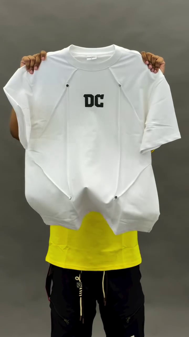 Men Oversized Batman White Tshirts - Image 3