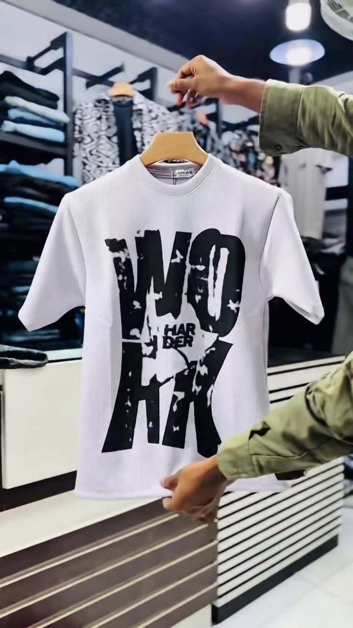 Stylish Cotton Harmony Designed Oversized T-Shirt for Mens