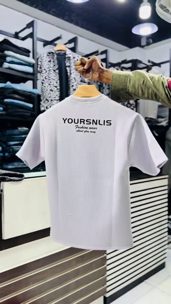 Stylish Cotton Harmony Designed Oversized T-Shirt for Mens - Image 7
