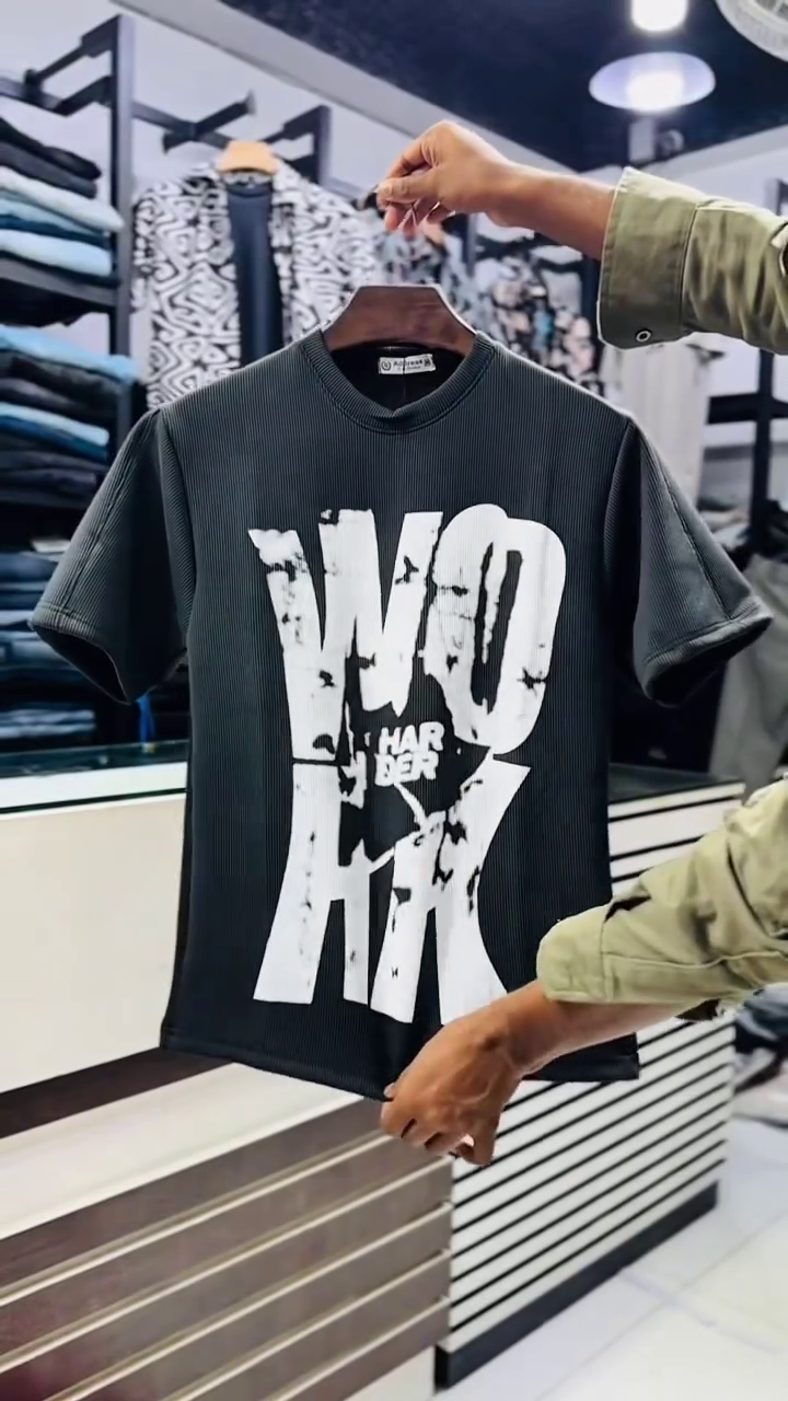 Stylish Cotton Harmony Designed Oversized T-Shirt for Mens - Image 6