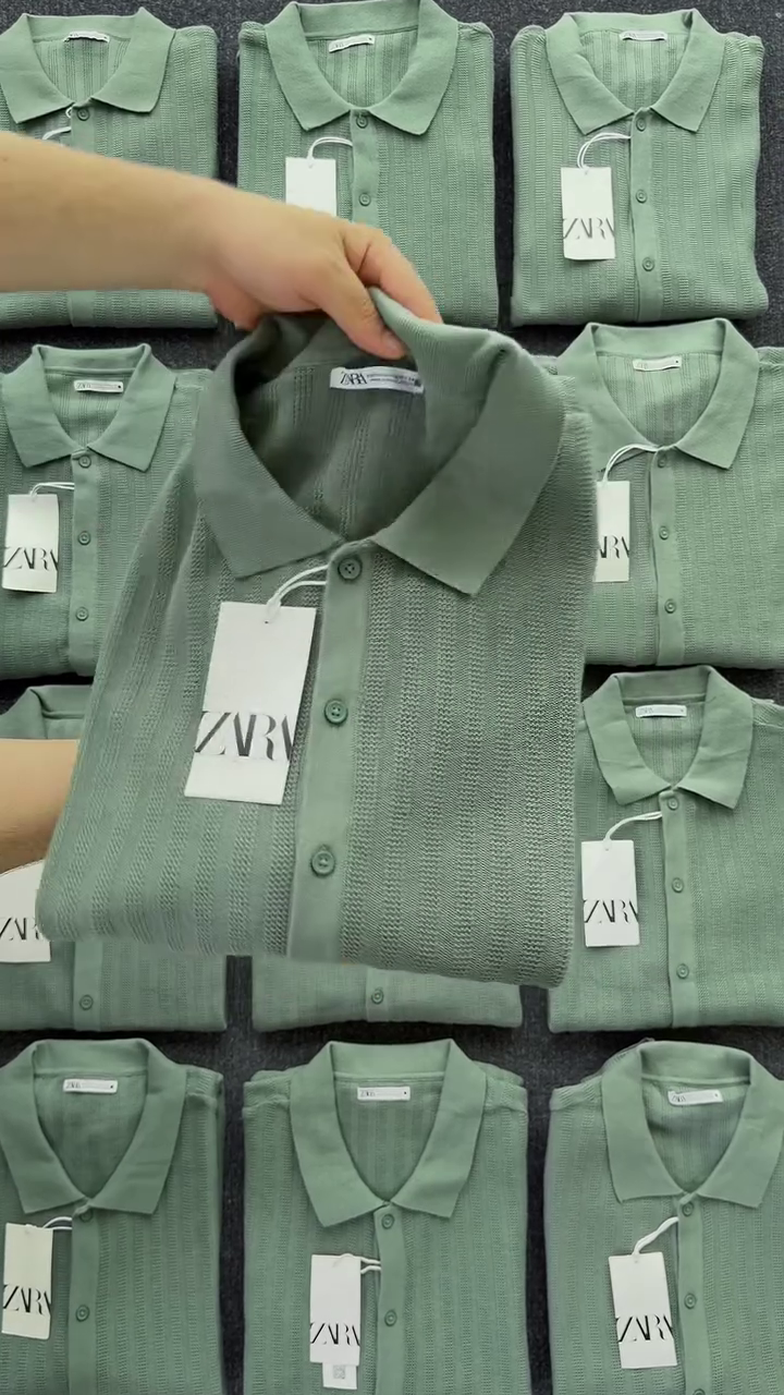 Self Striped With Open Knits Pure Cotton Casual Shirt