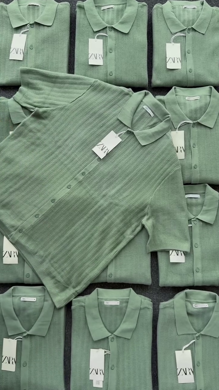 Self Striped With Open Knits Pure Cotton Casual Shirt - Image 4